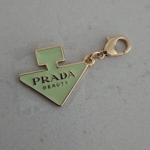 Prada Gold Triangle Charm